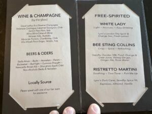 There are lots of amazing included drink choices, including alcohol, onboard Silver Endeavour during your Arctic or Antarctica Expedition Cruise