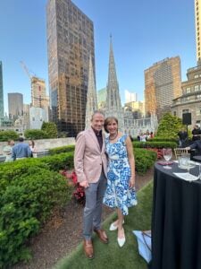 Cruise and Tauck Tour & Africa Safari Expert Shawn Power with Tauck's CEO Jennifer Tombaugh