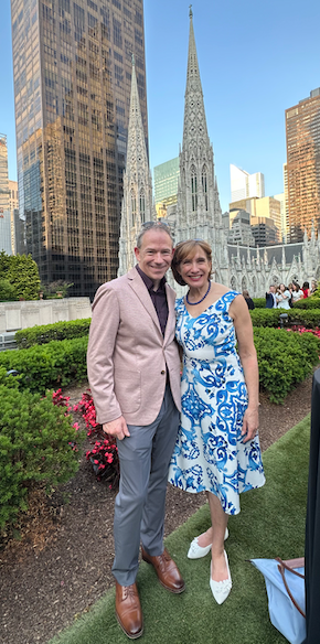 Shawn Power with Jennifer Tombaugh, Tauck's CEO